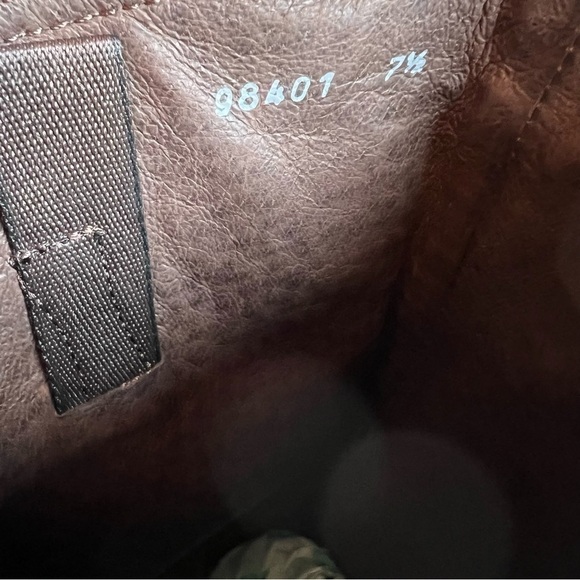 J. Crew Ryder grey suede mid calf pull on buckle boot size 7.5 - Picture 11 of 13